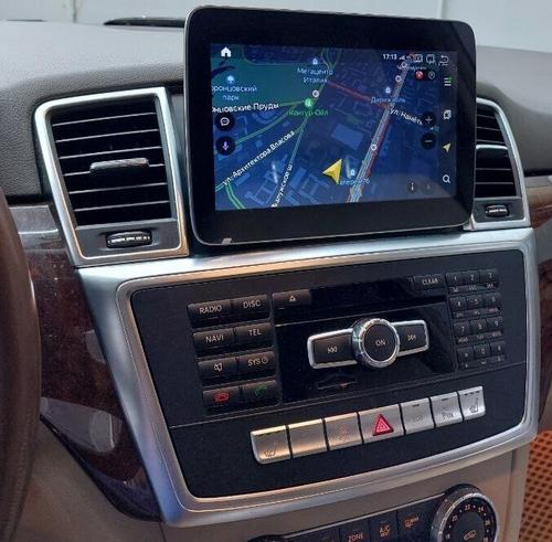 Магнитола для Mercedes-Benz GL (X166) 2012-2015 NTG 4.5/4.7 - Parafar PF8115A138/128GL9 монитор 9" на Android 13, Быстрая, CarPlay, 4G SIM-слот