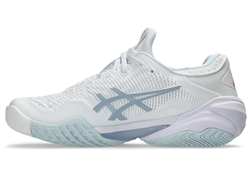 Женские теннисные кроссовки Asics Court FF 3 - white/sky
