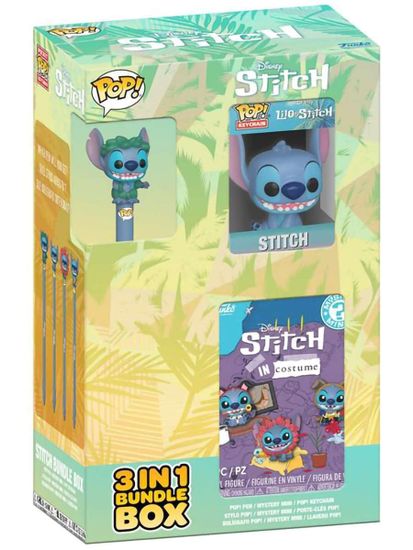 Набор Funko POP! Disney Lilo & Stitch ручка+брелок+ фигурка MM Stitch in Costume 92851