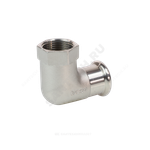 Угольник сталь нерж AISI 316L 90гр Дн 22х3/4" Ру16 пресс/ВР Inoxpres RM 198304022