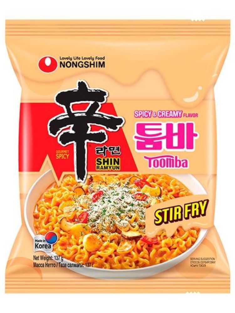 Лапша Nongshim Toomba Острая сливочная 137 г
