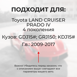 Натяжители пружин стеклоочистителей Toyota LAND CRUISER PRADO (IV) [Кузов: GDJ15#, GRJ150, KDJ15#] 2009-2017 (ND1)
