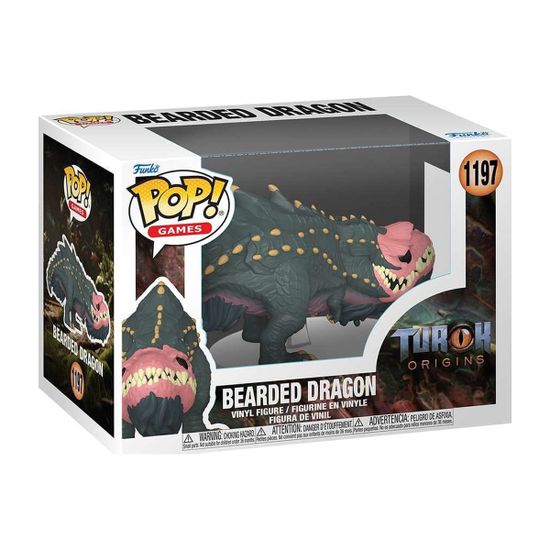 Фигурка Funko POP! Games Turok Bearded Dragon (1197) 91469 — упаковка