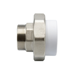 Муфта комб. разъемная, нар 50х1 1/2" EVER®  БЕЛЫЙ (Россия)