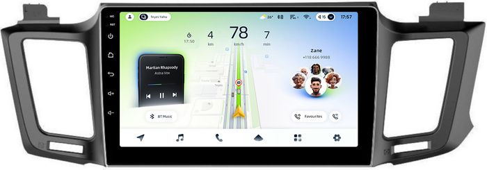 Магнитола для Toyota RAV4 4 2012-2019 - Teyes CC4L монитор 10.1" IPS, Android 14, Быстрая, Snapdragon 662, CarPlay, 4G SIM-слот