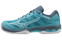 Мужские кроссовки теннисные Mizuno Wave Exceed Light CC - Бирюзовый