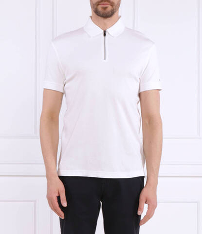 Поло DC INTERLOCK ZIP Tommy Hilfiger - белый(MW0MW30762)