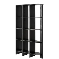 Стеллаж Nara 210х120 см, черное дерево манго