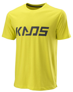 Мужская футболка Wilson Kaos Tech Tee - sulphur spring