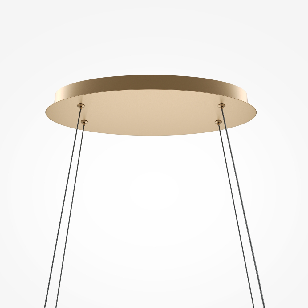 Подвесная светодиодная люстра Maytoni Plons MOD283PL-L65BS3K