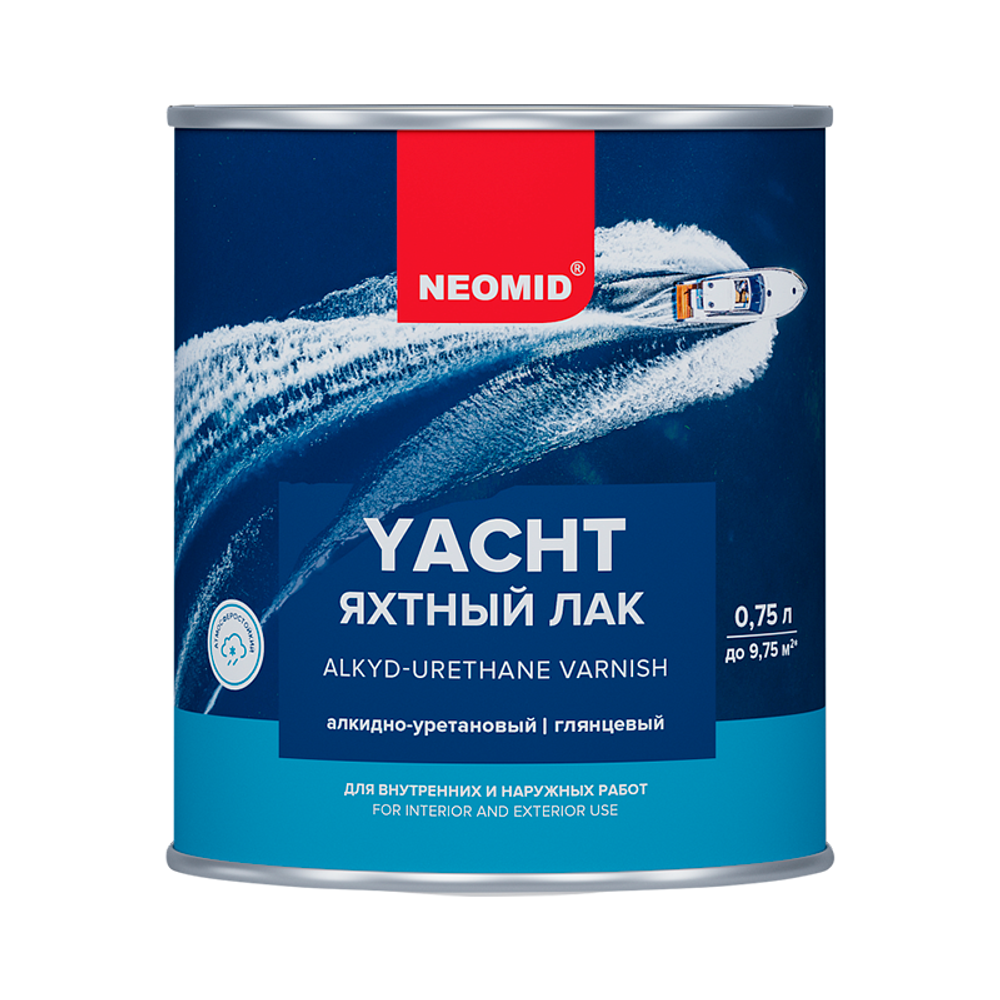 Неомид яхтный лак (0,75) - п/матовый алкидно-уретановый яхтный лак Неомид яхтный лак (0,75) - п/матовый алкидно-уретановый яхтный лак