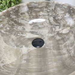 Раковина из оникса Bowl Grey BO-60961 45x45x15 из натурального камня