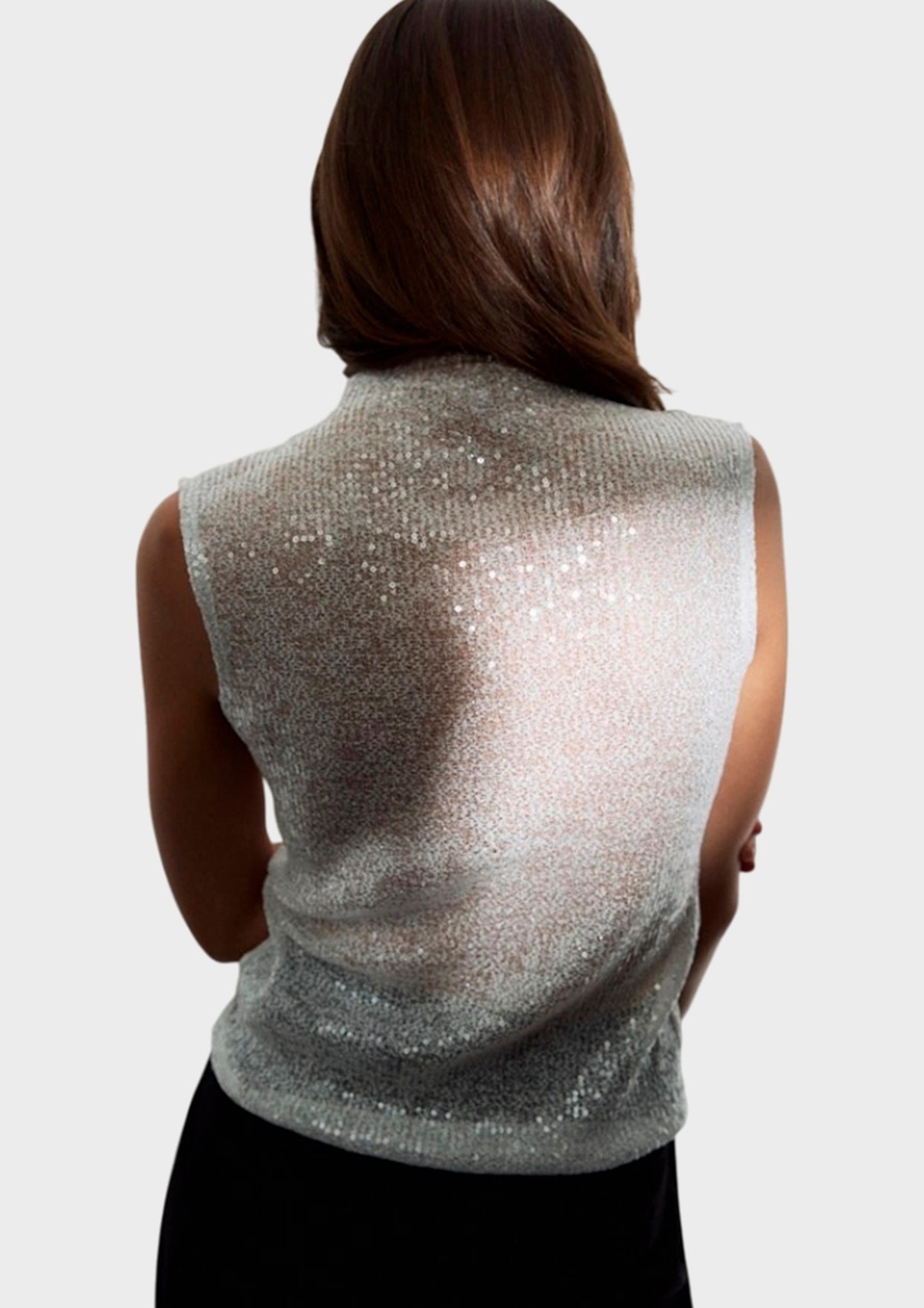 Топ с пайетками DAISYKNIT