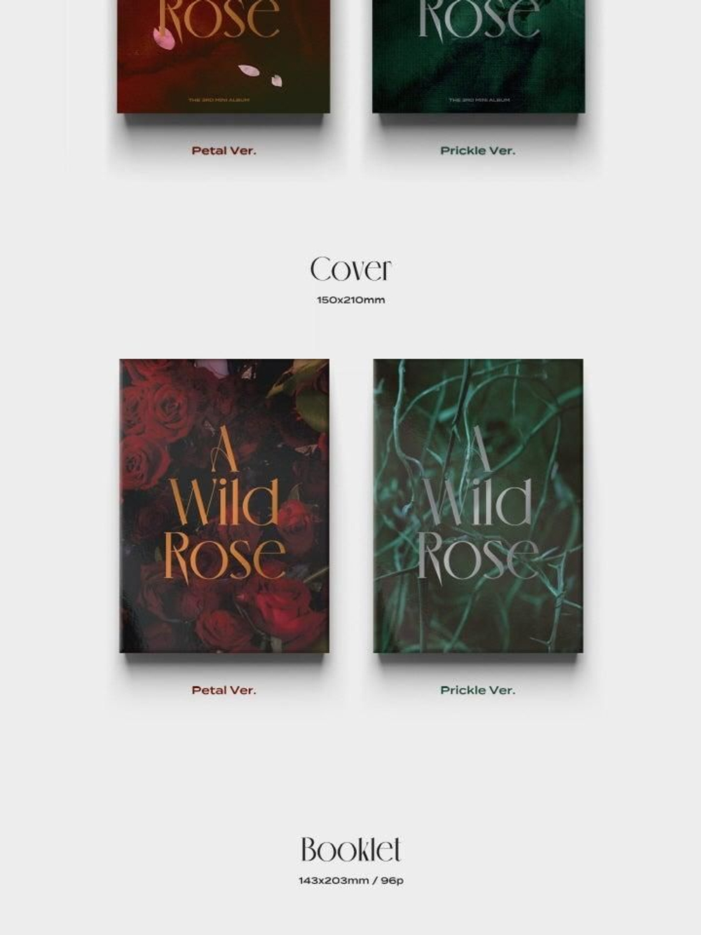 Альбом RYEOWOOK - A Wild Rose 3rd Mini Album RANDOM Version