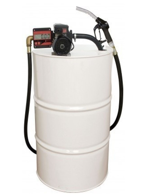 SE-75H 230 VAC KIT + PA-80 - Бочковой комплект со всас. шлангом для ДТ с электр. счетчиком и авт. пи