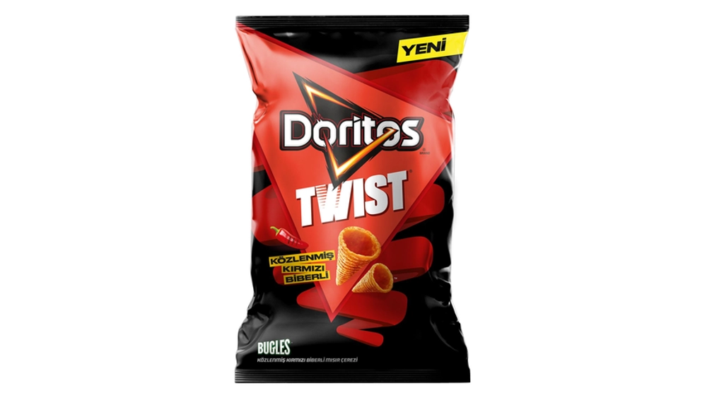 Doritos Twist с красным жареным перцем, 115 г (4 штуки) - Doritos