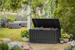 Пластиковый сундук Keter Kentwood 350 л graphite