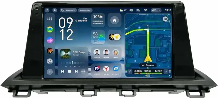 Магнитола для Mazda CX-4 2016-2024 (ШГУ цветной) - Teyes CC4-PRO монитор 9.5" 2K QLED на Android 13, Быстрейшая, Snapdragon 778G, ИИ, CarPlay, DSP, 4G SIM-слот