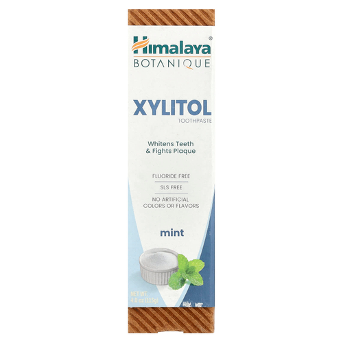 Himalaya, Зубная паста с ксилитолом, мята, 113 г (4 унции)