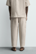 БРЮКИ СВОБОДНОГО КРОЯ ИЗ 100% ЛЬНА — ZARA · 5070/902