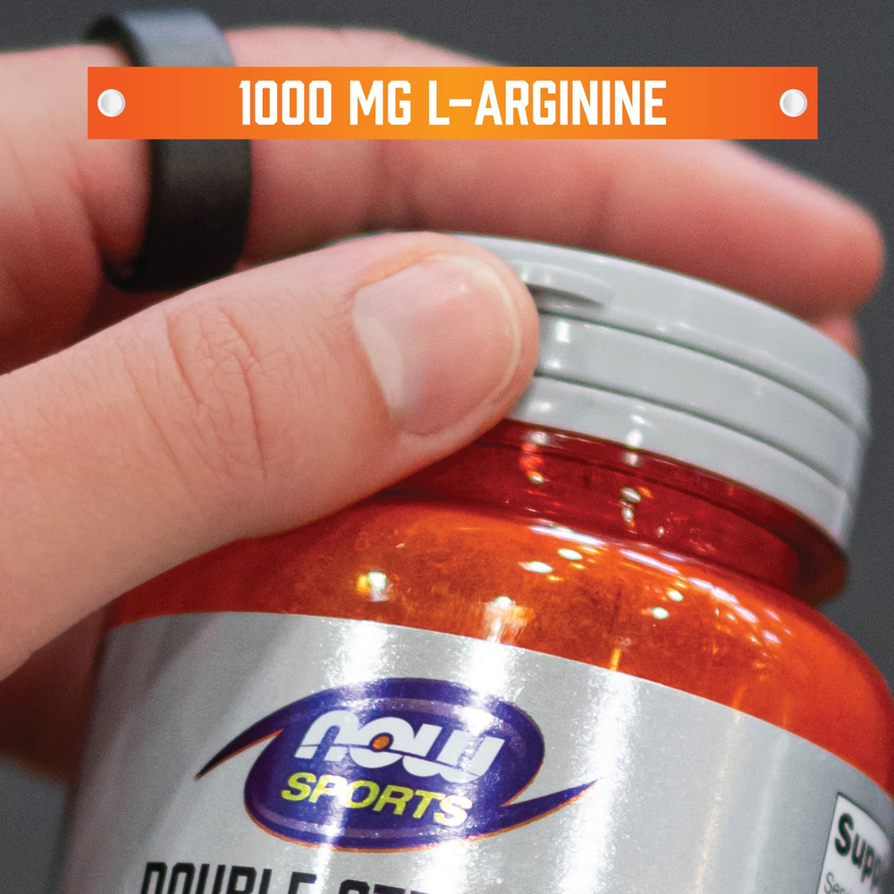 NOW Foods, L-аргинин, 1000 мг, 60 таблеток