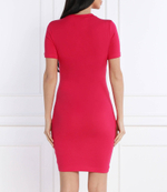Платье Versace Jeans Couture - фуксия(76HAOT02CJ03T)