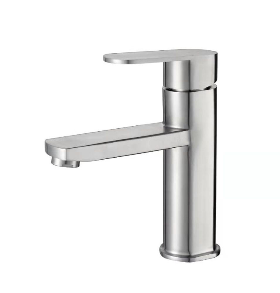 Смеситель для раковины HAIBA HB10806 сталь Смеситель для раковины HAIBA HB10806 сталь