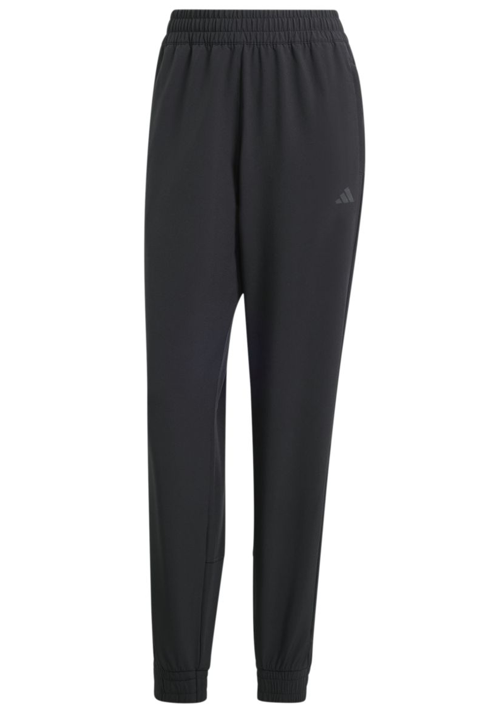 Женские теннисные брюки Adidas Pacer All Gym 3-Stripes Woven MidRise - black