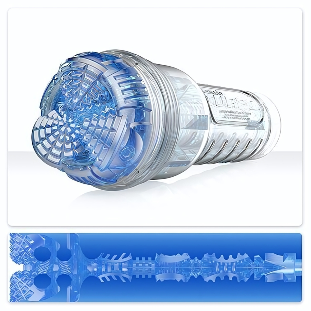 Мастурбатор Fleshlight Turbo Core (Цвет: синий)