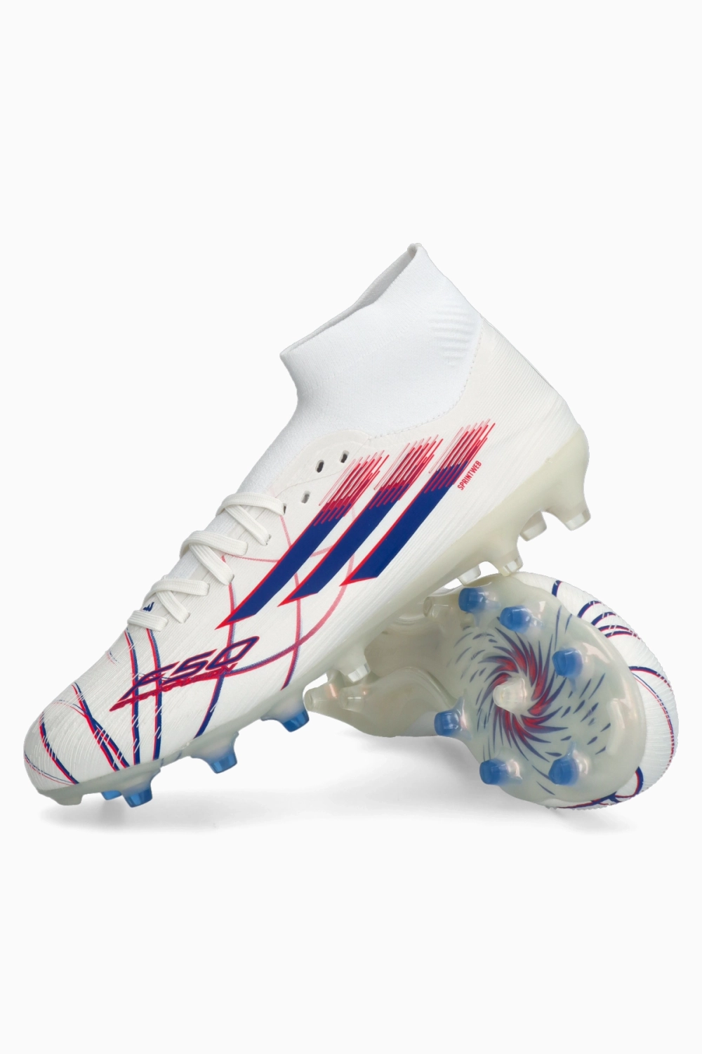 Бутсы adidas F50 Pro Mid FG/AG для женщин - белый