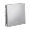 Выключатель кнопочный одноклавишный с подсветкой Systeme Electric ArtGallery Алюминий GAL000316