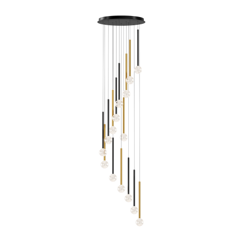 Подвесной светодиодный светильник Maytoni Bubble dream MOD383PL-L40BBS3K