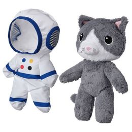 Мягкая игрушка IKEA AFTONSPARV (АФТОНСПАРВ), Кот космонавт, 28 см