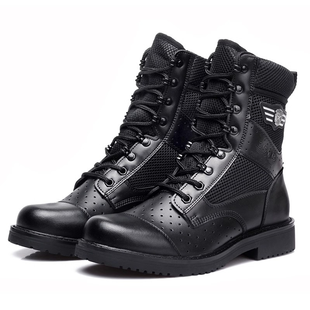 QIANGREN 3515 16cm Outdoor Boots Men"s Black