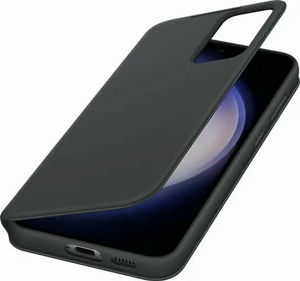 Чехол-кошелек Smart View для Samsung Galaxy S23+ (черный) (Из Финляндии)