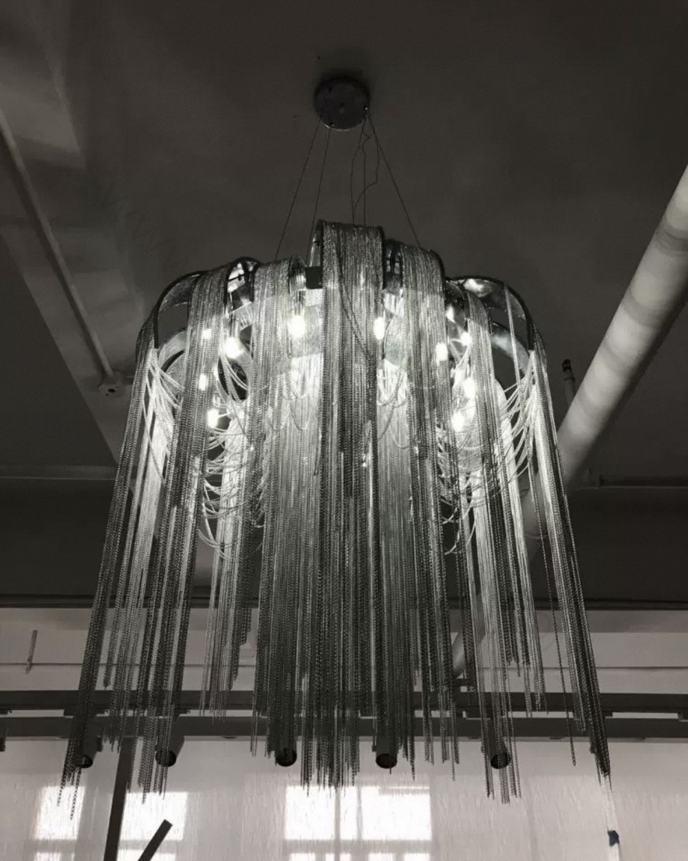Pendant design lamp Volver by Terzani (Silver)