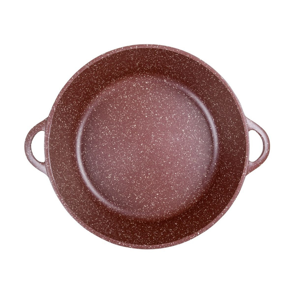 Жаровня алюминий, 3.5 л, антиприг, Горница, Шоколад, ж6026аш