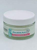 Дневной крем Garnier Hyaluronic Aloe с маслом ши, алоэ вера и виноградной водой, 50 мл (Франция)