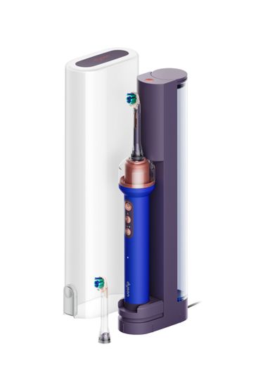 Электрическая зубная щетка Dyson CameraJet with flosser (Ceramic Ultra Blue)