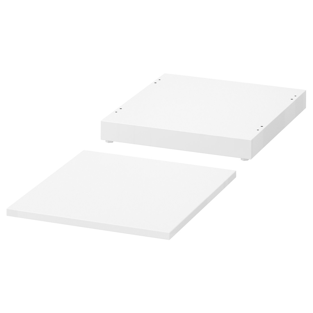 IKEA NORDLI  (ИКЕА НОРДЛИ)  -  Столешница и цоколь - белый 40х47 см
