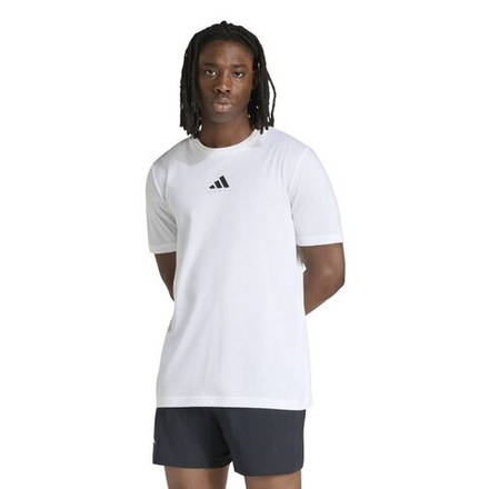 Теннисная футболка Adidas With Graphic For Padel Category - white