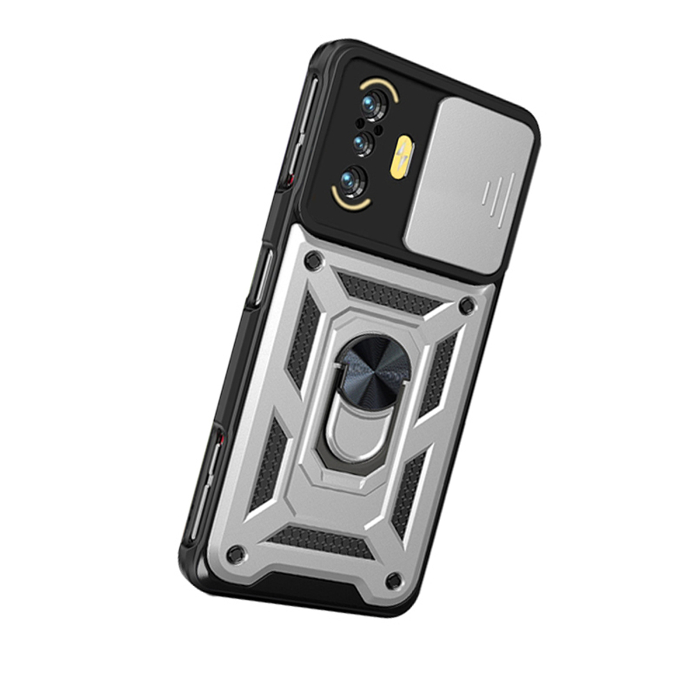 Чехол с кольцом Bumper Case для Xiaomi Poco F3 GT