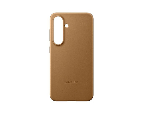 Накладка для Samsung Galaxy S25 MagSafe Kindsuit Case кожанный светло-коричневый