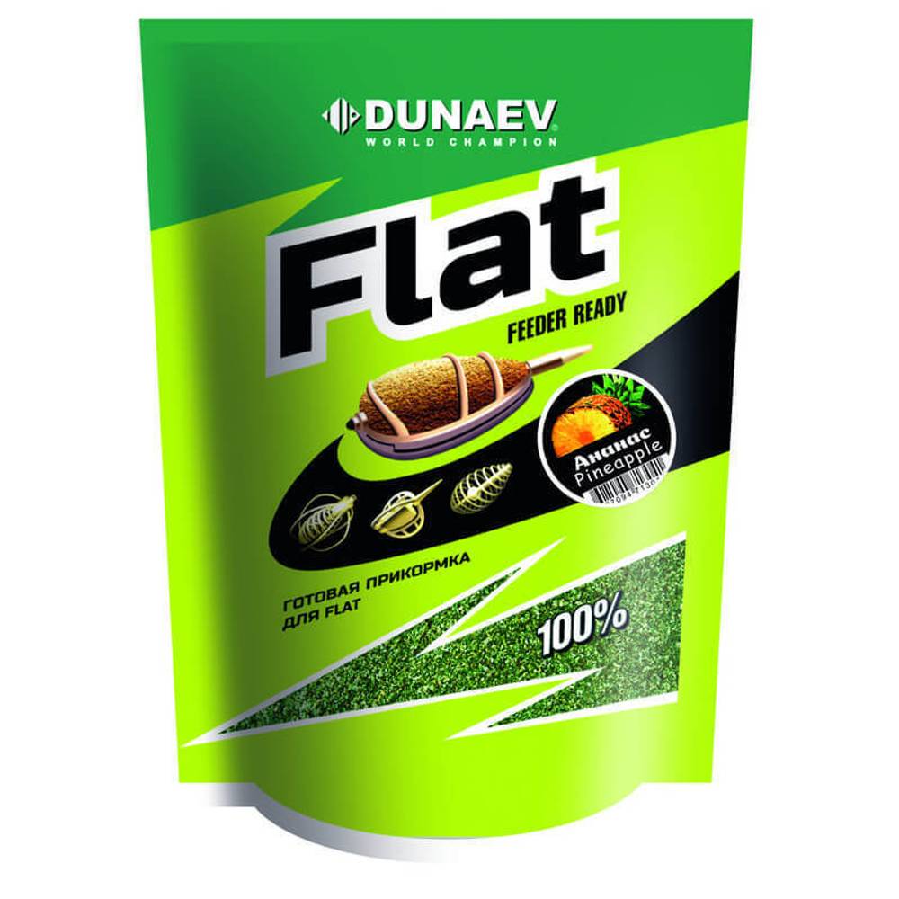 Прикормка Dunaev Flat Feeder Ready 1 кг. Ананас