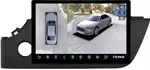 Магнитола для KIA Rio 4, Rio X 2020-2022, Solaris KRS/KRX (без штатной КЗВ, рамка матовая) - Teyes CC3-2K-360 монитор 13" 2K QLED на Android 10, Быстрая, CarPlay, 4G SIM-слот, 4 камеры в комплекте