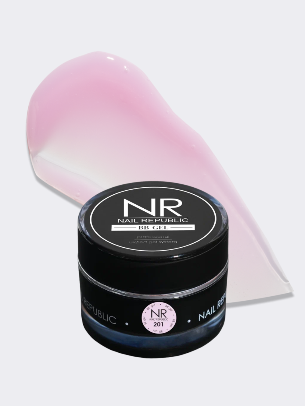 NR Gel BB Classic - Гель для моделирования №201 розовый, 30 гр