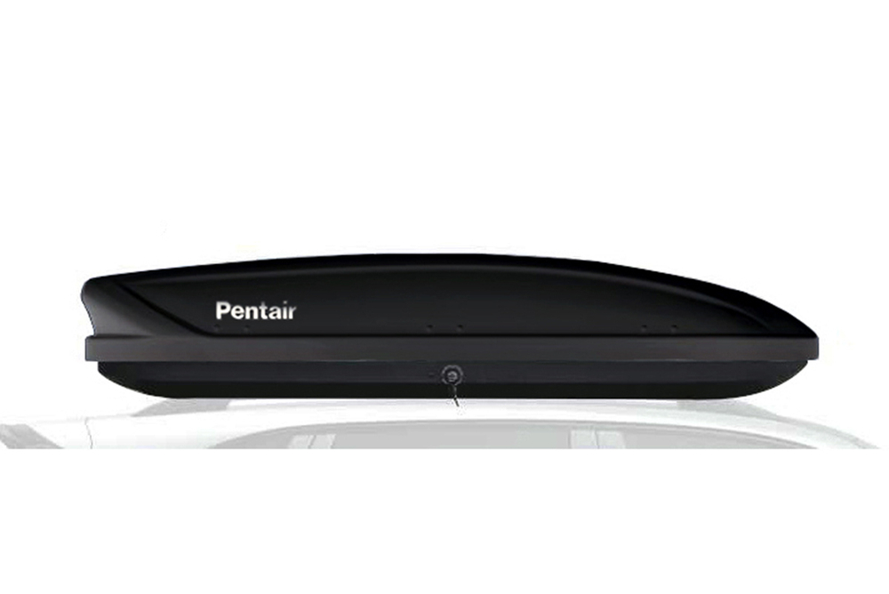 Бокс автомобильный на крышу Pentair CARAVAN 600L черный глянец, двусторонний