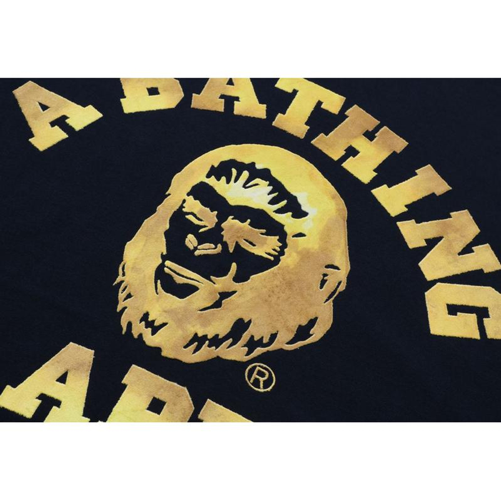 A Bathing Ape Bathing Ape College Graphic Tee синий