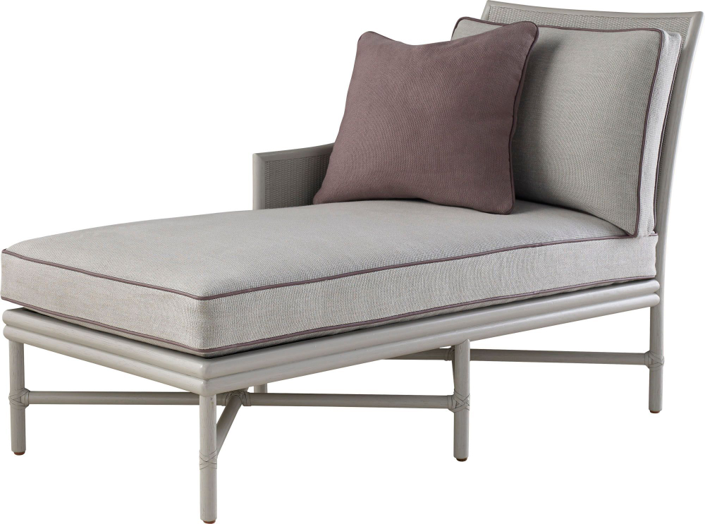 Кресло McGuire Open Oval Caned Chaise Lounge