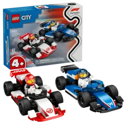 Конструктор LEGO City 60464 Болиды F1 Williams Racing и Haas F1